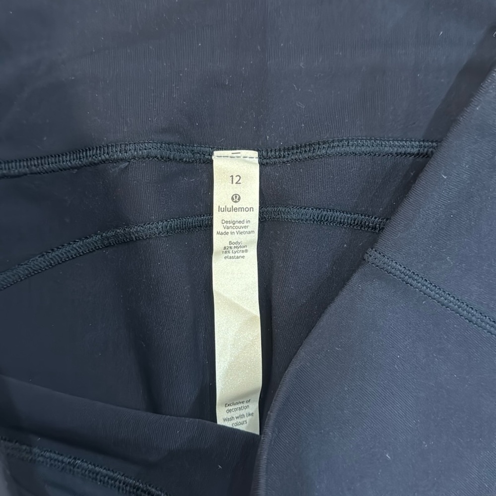 Lululemon Navy Flare Pants 12